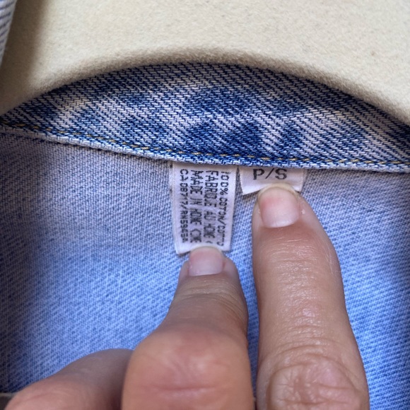 Vintage Freego Jean Zipper Oversized Jacket 🌿A4 - Picture 4 of 14